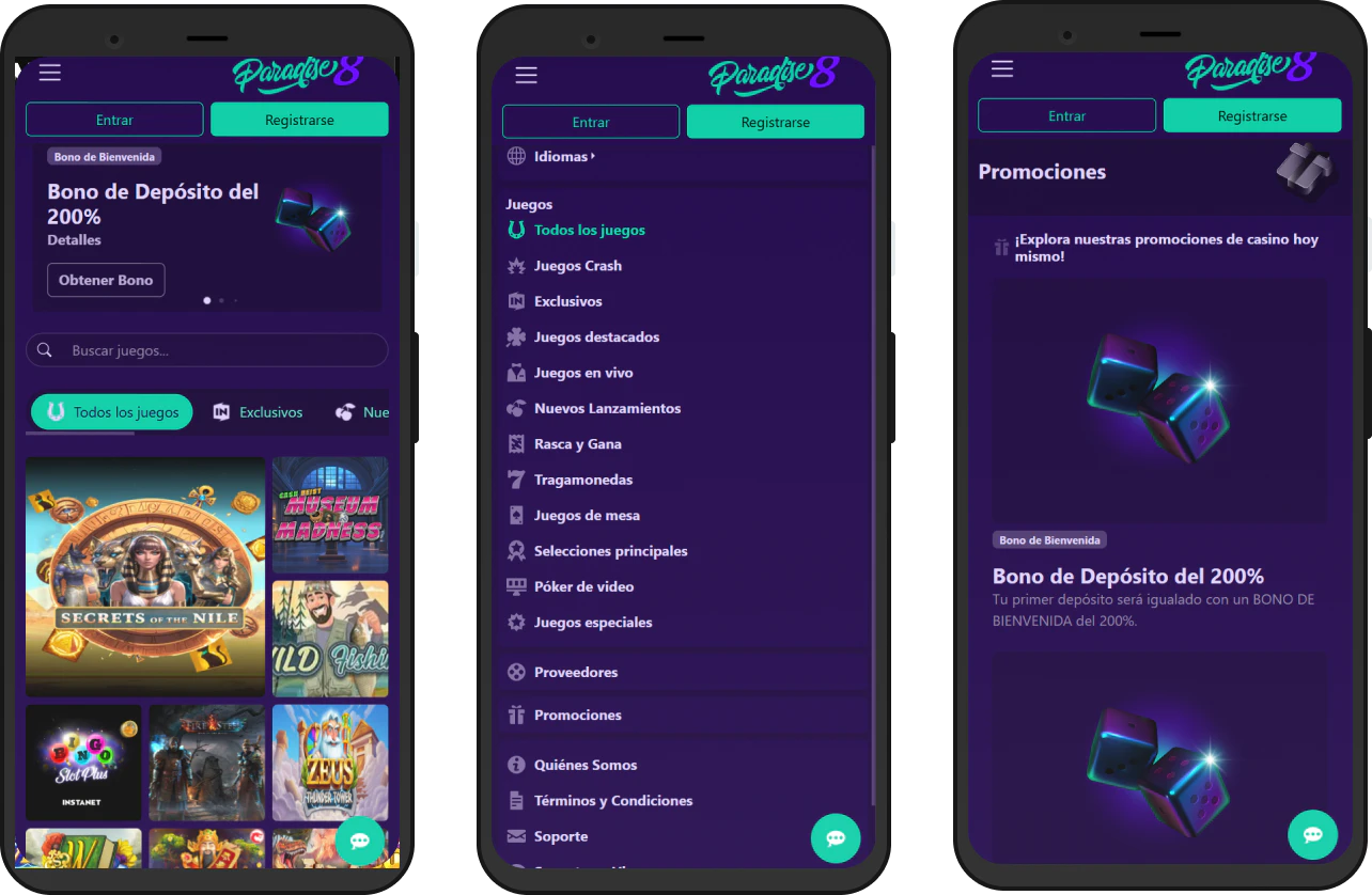 Juega desde el navegador de tu móvil